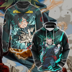 My Hero Academia Deku Midoriya Izuku 3D All Over Print T-shirt Tank Top Zip Hoodie Pullover Hoodie Hawaiian Shirt Beach Shorts Jogger