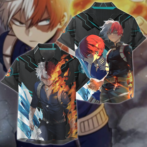 My Hero Academia Todoroki Shoto 3D All Over Print T-shirt Tank Top Zip Hoodie Pullover Hoodie Hawaiian Shirt Beach Shorts Jogger