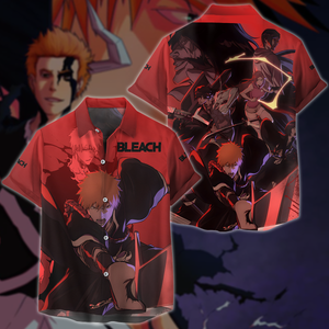 Bleach Anime 3D All Over Print T-shirt Tank Top Zip Hoodie Pullover Hoodie Hawaiian Shirt Beach Shorts Jogger