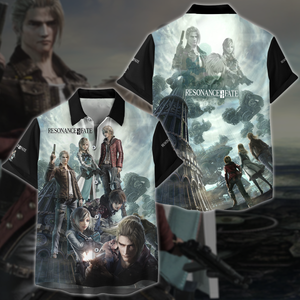 Resonance of Fate Video Game 3D All Over Printed T-shirt Tank Top Zip Hoodie Pullover Hoodie Hawaiian Shirt Beach Shorts Jogger