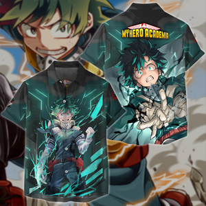 My Hero Academia Deku Midoriya Izuku 3D All Over Print T-shirt Tank Top Zip Hoodie Pullover Hoodie Hawaiian Shirt Beach Shorts Jogger