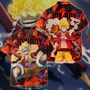 One Piece Joy boy Luffy  Anime Manga 3D All Over Print T-shirt Tank Top Zip Hoodie Pullover Hoodie Hawaiian Shirt Beach Shorts Jogger