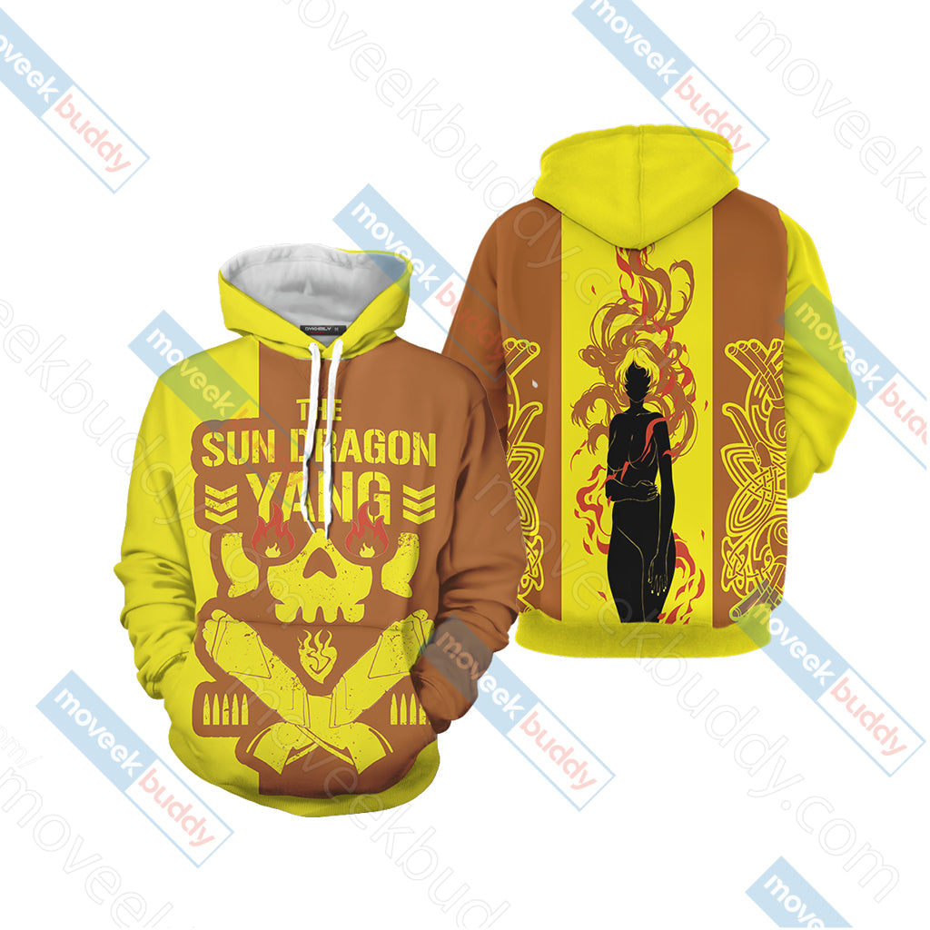 RWBY Yang Zip 3D Hoodie