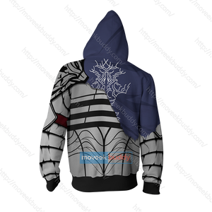 Dark Souls Knight Artorias Cosplay Zip Up Hoodie Jacket