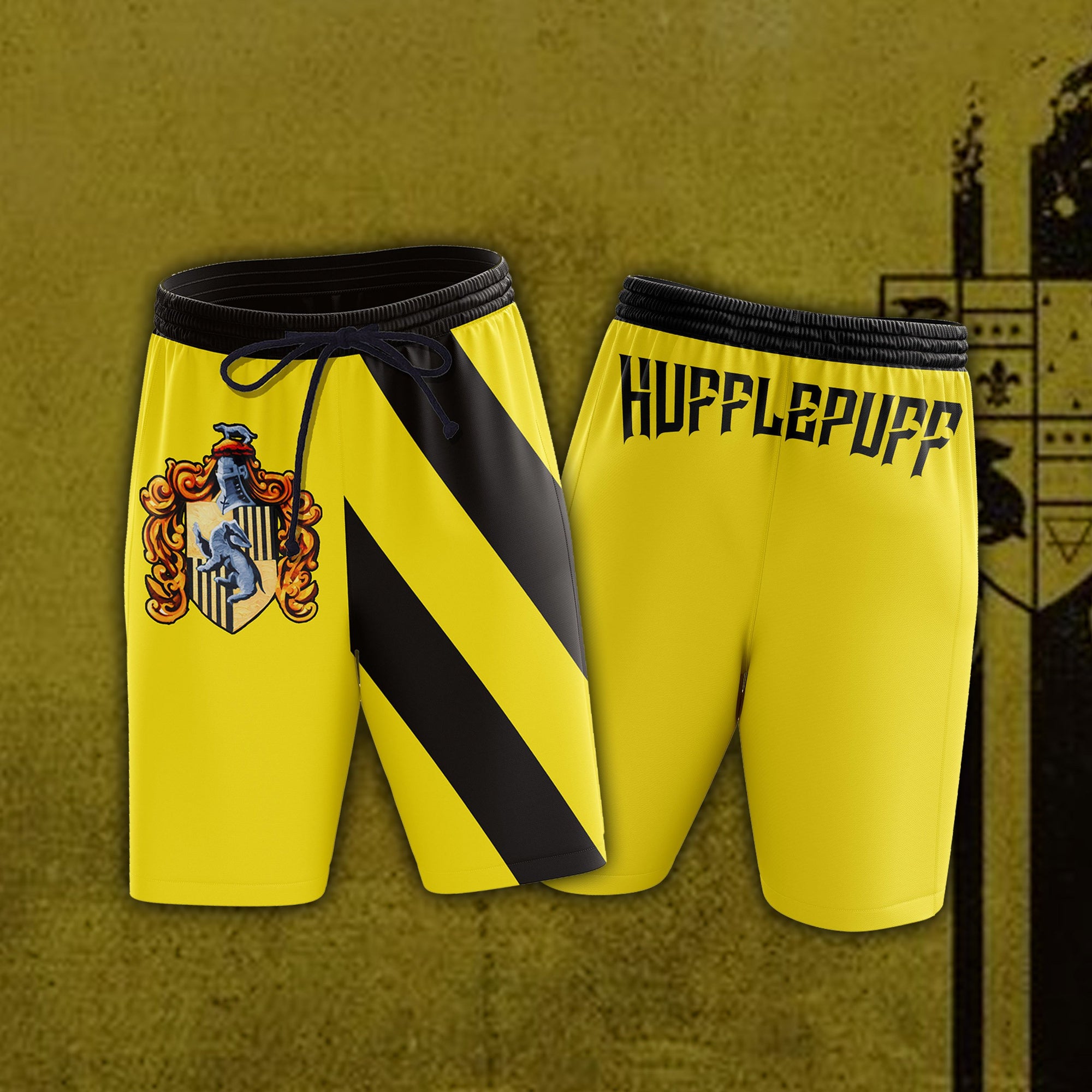 Hufflepuff Harry Potter Beach Short