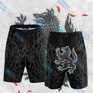 House Stark Direwolf Game Of Thrones Beach Shorts