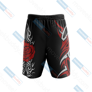 RWBY Ruby Rose Symbol Beach Short