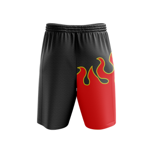 Tekken Jin Kazama Red Flame Cosplay Beach Short