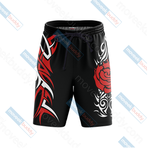 RWBY Ruby Rose Symbol Beach Short