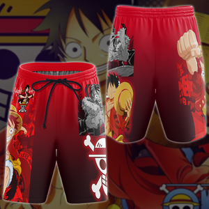 One Piece Monkey D. Luffy Anime Manga 3D All Over Print T-shirt Tank Top Zip Hoodie Pullover Hoodie Hawaiian Shirt Beach Shorts Jogger