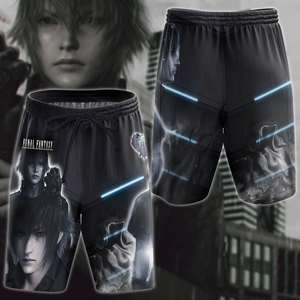 Final Fantasy XV Video Game 3D All Over Print T-shirt Tank Top Zip Hoodie Pullover Hoodie Hawaiian Shirt Beach Shorts Jogger