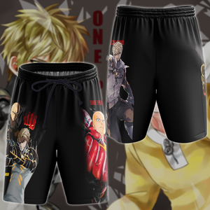 One Punch Man Saitama x Genos Anime Manga 3D All Over Print T-shirt Tank Top Zip Hoodie Pullover Hoodie Hawaiian Shirt Beach Shorts Jogger