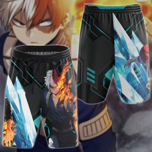 My Hero Academia Todoroki Shoto 3D All Over Print T-shirt Tank Top Zip Hoodie Pullover Hoodie Hawaiian Shirt Beach Shorts Jogger