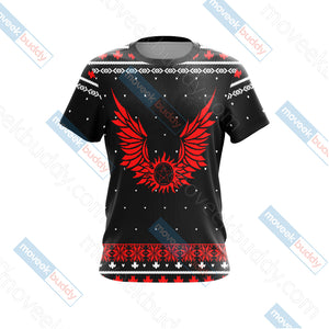 Supernatural Christmas Style Unisex 3D T-shirt