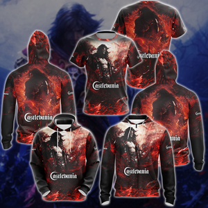 Castlevania Video Game 3D All Over Printed T-shirt Tank Top Zip Hoodie Pullover Hoodie Hawaiian Shirt Beach Shorts Jogger