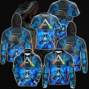 ARK: Survival Evolved Video Game 3D All Over Printed T-shirt Tank Top Zip Hoodie Pullover Hoodie Hawaiian Shirt Beach Shorts Jogger