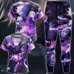 Jujutsu Kaisen Gojo Satoru 3D All Over Print T-shirt Tank Top Zip Hoodie Pullover Hoodie Hawaiian Shirt Beach Shorts Jogger