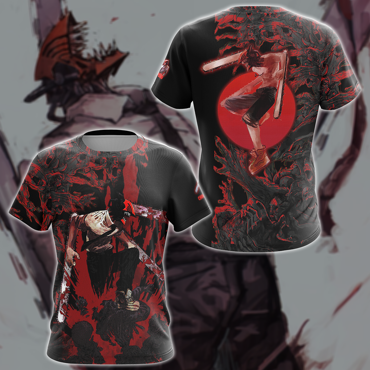 Chainsaw Man Anime Anime Manga 3D All Over Printed T-shirt Tank Top Zip Hoodie Pullover Hoodie Hawaiian Shirt Beach Shorts Jogger