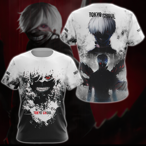 Tokyo Ghoul Anime Anime Manga 3D All Over Printed T-shirt Tank Top Zip Hoodie Pullover Hoodie Hawaiian Shirt Beach Shorts Jogger