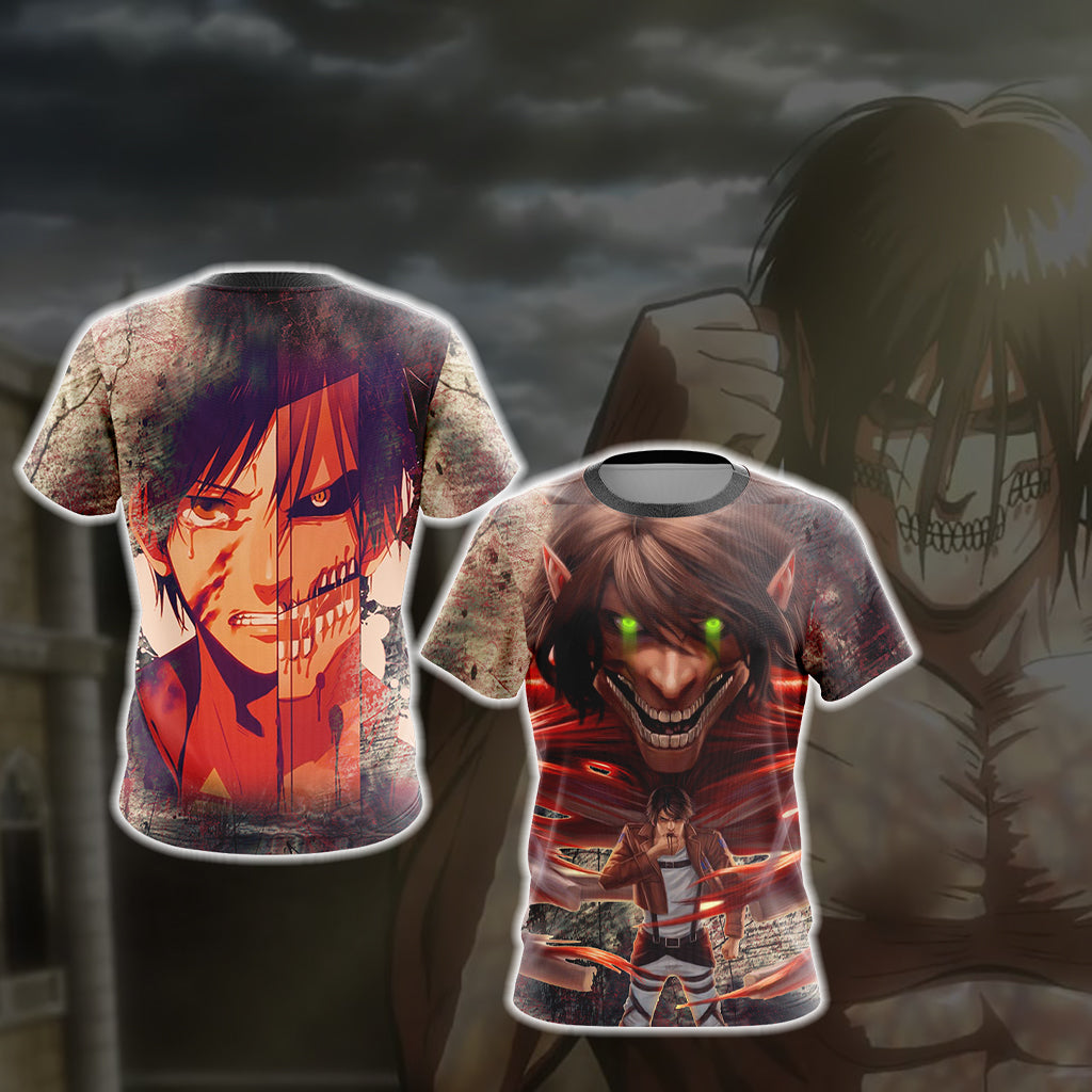 Attack on Titan - Eren Unisex 3D T-shirt