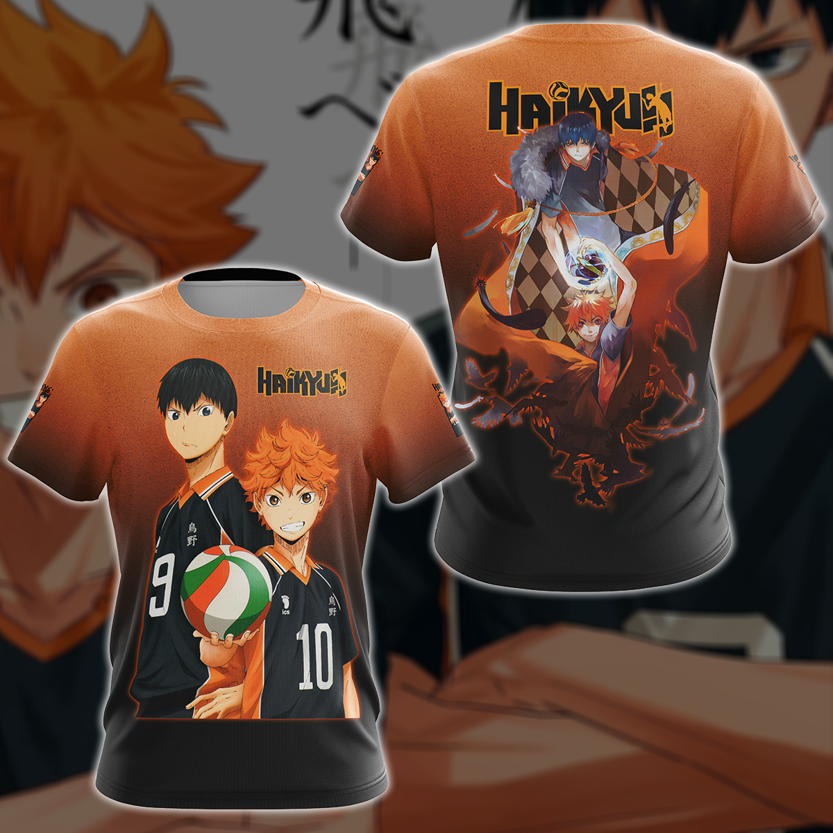 Haikyuu Anime Anime Manga 3D All Over Printed T-shirt Tank Top Zip Hoodie Pullover Hoodie Hawaiian Shirt Beach Shorts Jogger