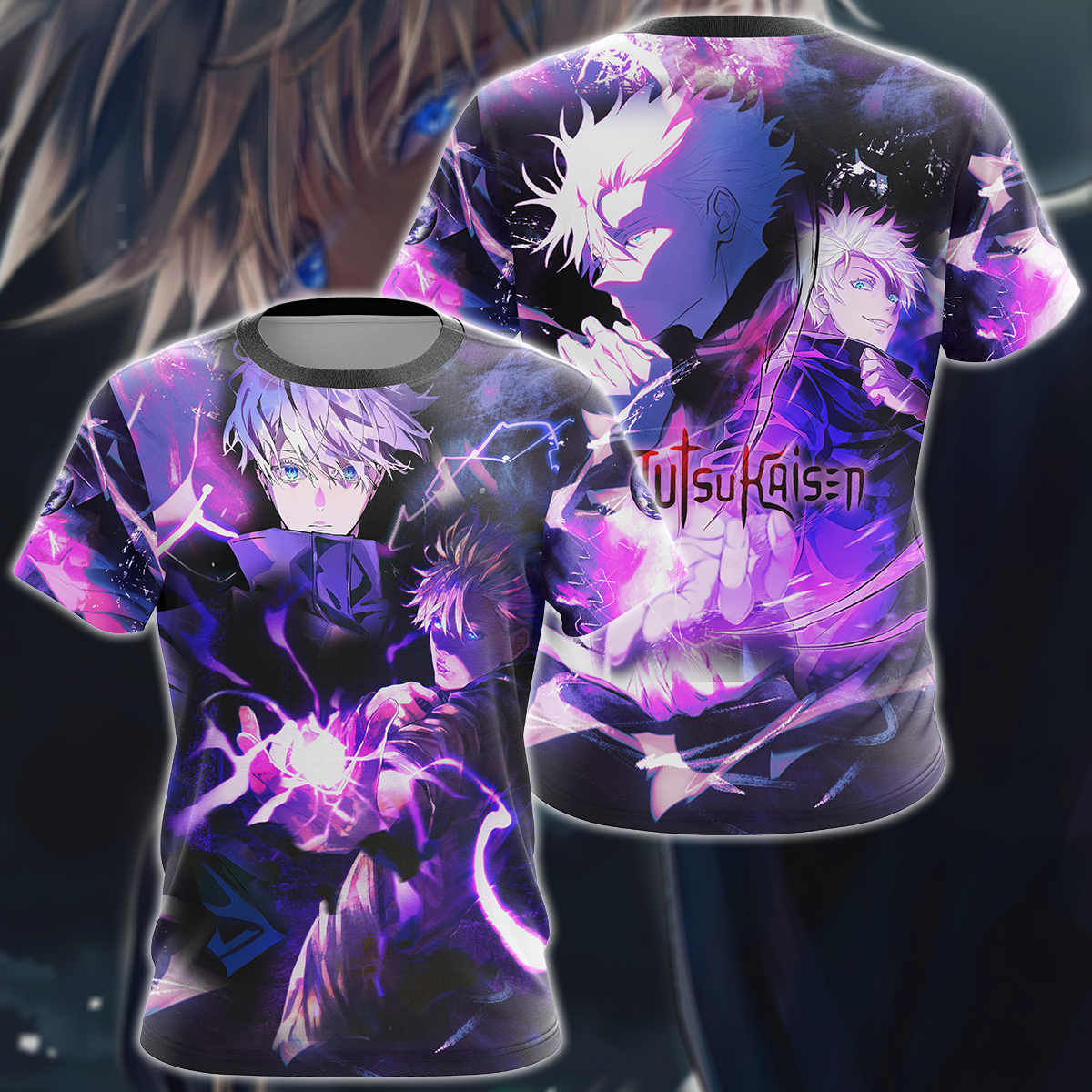 Jujutsu Kaisen Gojo Satoru 3D All Over Print T-shirt Tank Top Zip Hoodie Pullover Hoodie Hawaiian Shirt Beach Shorts Jogger