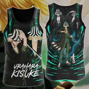 Bleach Kisuke Urahara Anime Manga 3D All Over Print T-shirt Tank Top Zip Hoodie Pullover Hoodie Hawaiian Shirt Beach Shorts Jogger