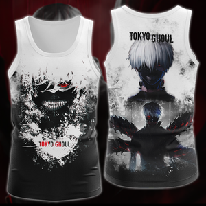 Tokyo Ghoul Anime Anime Manga 3D All Over Printed T-shirt Tank Top Zip Hoodie Pullover Hoodie Hawaiian Shirt Beach Shorts Jogger