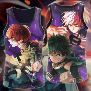 My Hero Academia: Deku x Todoroki 3D All Over Print T-shirt Tank Top Zip Hoodie Pullover Hoodie Hawaiian Shirt Beach Shorts Jogger