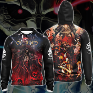 Overlord Anime Manga 3D All Over Print T-shirt Tank Top Zip Hoodie Pullover Hoodie Hawaiian Shirt Beach Shorts Jogger