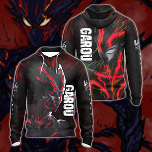 One Punch Man Garou Monster Form 3D All Over Print T-shirt Tank Top Zip Hoodie Pullover Hoodie Hawaiian Shirt Beach Shorts Jogger