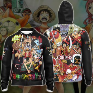 One Piece Straw Hat Pirates Anime Manga 3D All Over Print T-shirt Tank Top Zip Hoodie Pullover Hoodie Hawaiian Shirt Beach Shorts Jogger