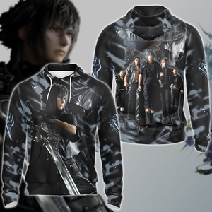 Final Fantasy XV Video Game 3D All Over Print T-shirt Tank Top Zip Hoodie Pullover Hoodie Hawaiian Shirt Beach Shorts Jogger