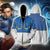 Street Fighter Chun-Li Cosplay Zip Up Hoodie Jacket