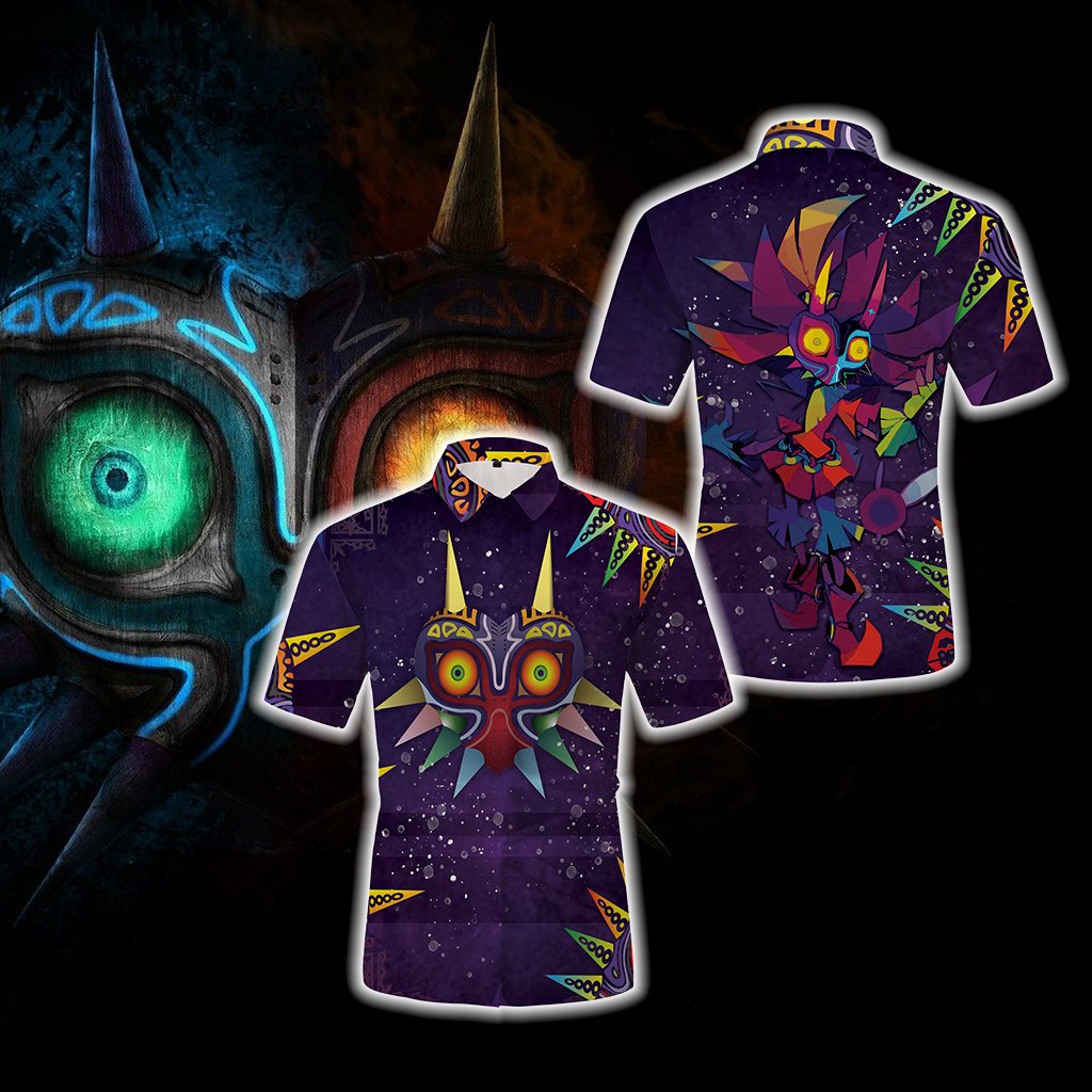 The Legend Of Zelda: Majora's Unisex Hawaiian Shirt