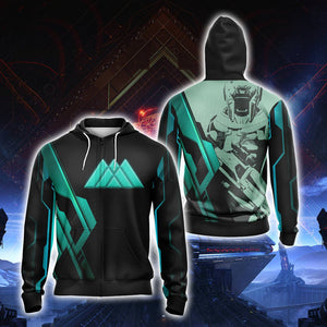 Destiny Warlock New Look Unisex 3D  Zip up Hoodie