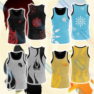 RWBY Ruby Rose 3D Tank Top