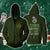 Cunning Ambitious Determined Leadership Slytherin Harry Potter Zip Up Hoodie