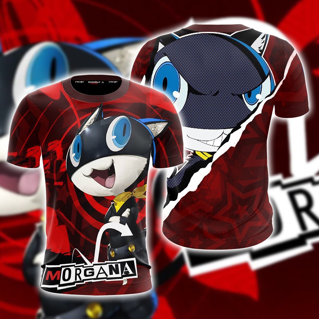 Persona 5 Morgana Unisex 3D T-shirt