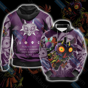 The Legend Of Zelda: Majora's Mask Unisex 3D T-shirt Zip Hoodie Pullover Hoodie