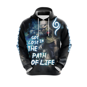 Naruto Kakashi - Got Lost In The Path Of Life Unisex 3D T-shirt Zip Hoodie Pullover Hoodie