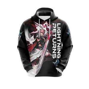 Final Fantasy XIII Lighting Returns Unisex 3D T-shirt Zip Hoodie 