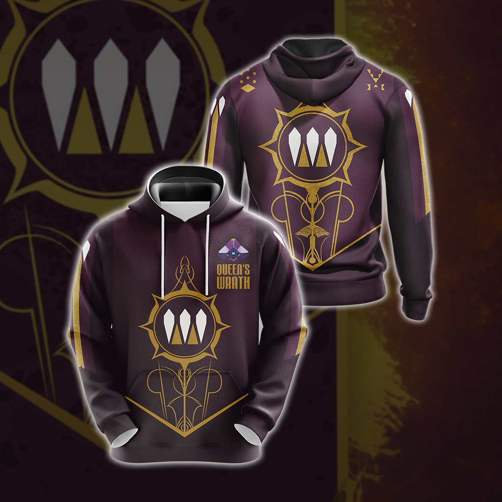 Destiny The Queen's Wrath Unisex 3D Hoodie