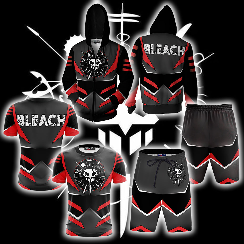 Bleach Division Symbol Zip Up Hoodie Jacket