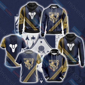 Destiny Unisex 3D T-Shirt Pullover Hoodie Zip Up Hoodie