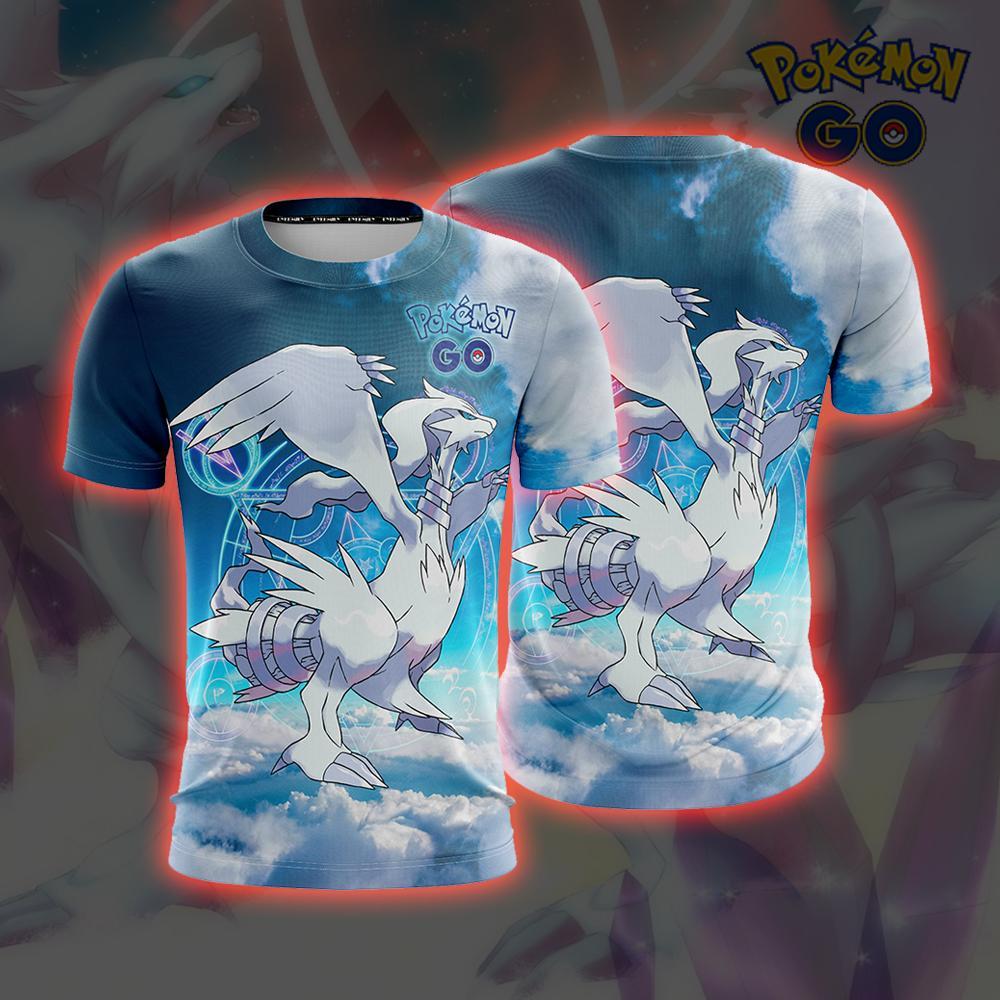 Reshiram Pokemon Go Unisex 3D T-shirt