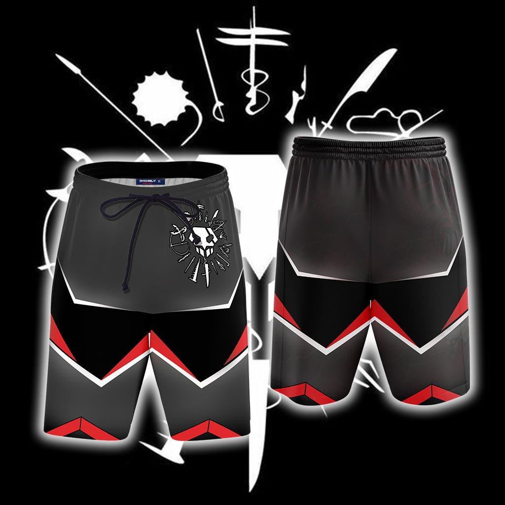 Bleach Division Symbol 3D Beach Shorts