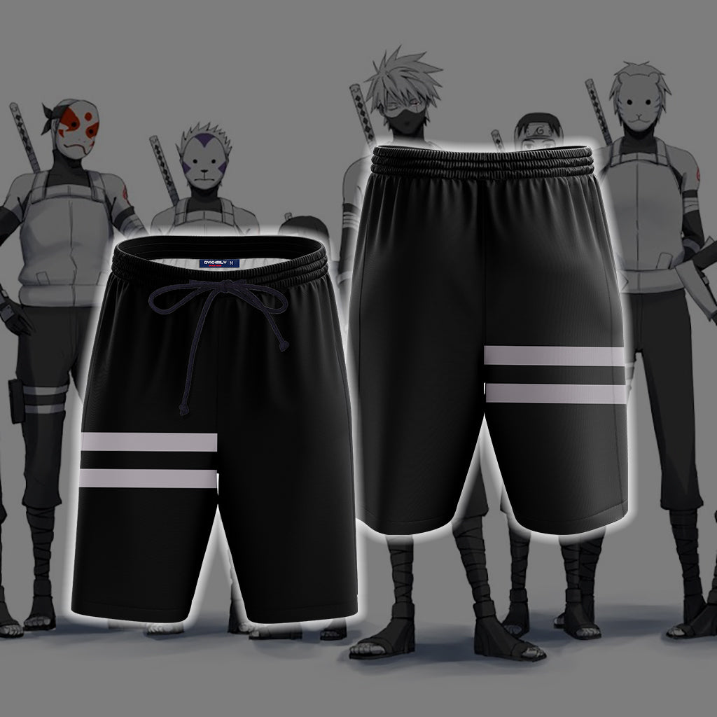 Naruto - Anbu Cosplay Beach Shorts