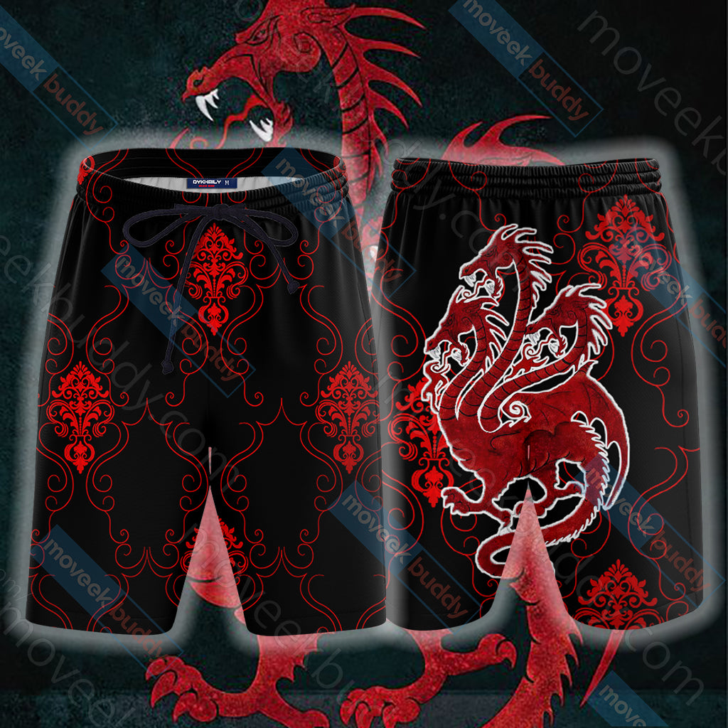 House Targaryen Dragon Game Of Thrones Beach Shorts