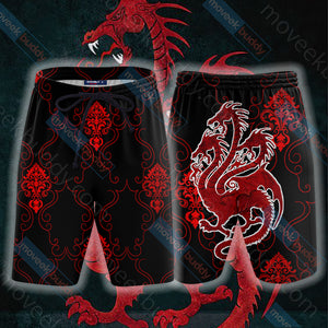 House Targaryen Dragon Game Of Thrones Beach Shorts